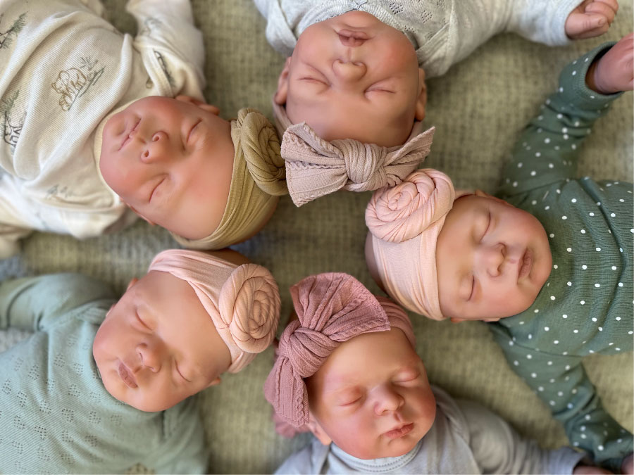 5 for 4 ~ 17-18 Inch Asleep Therapy Dolls