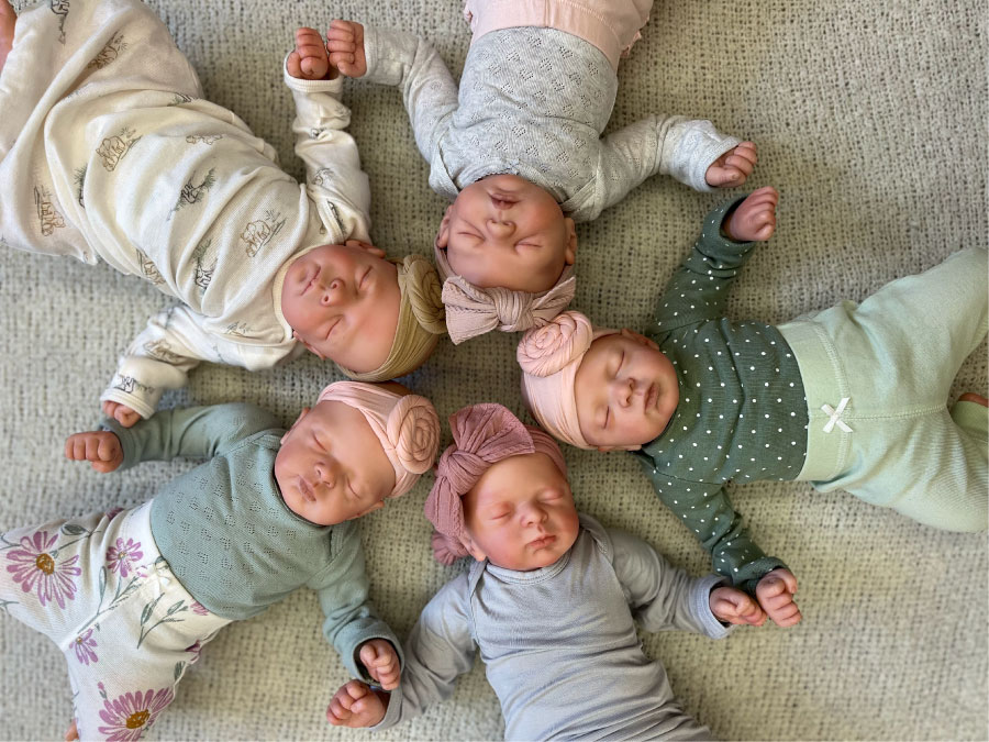 5 for 4 ~ 17-18 Inch Asleep Therapy Dolls