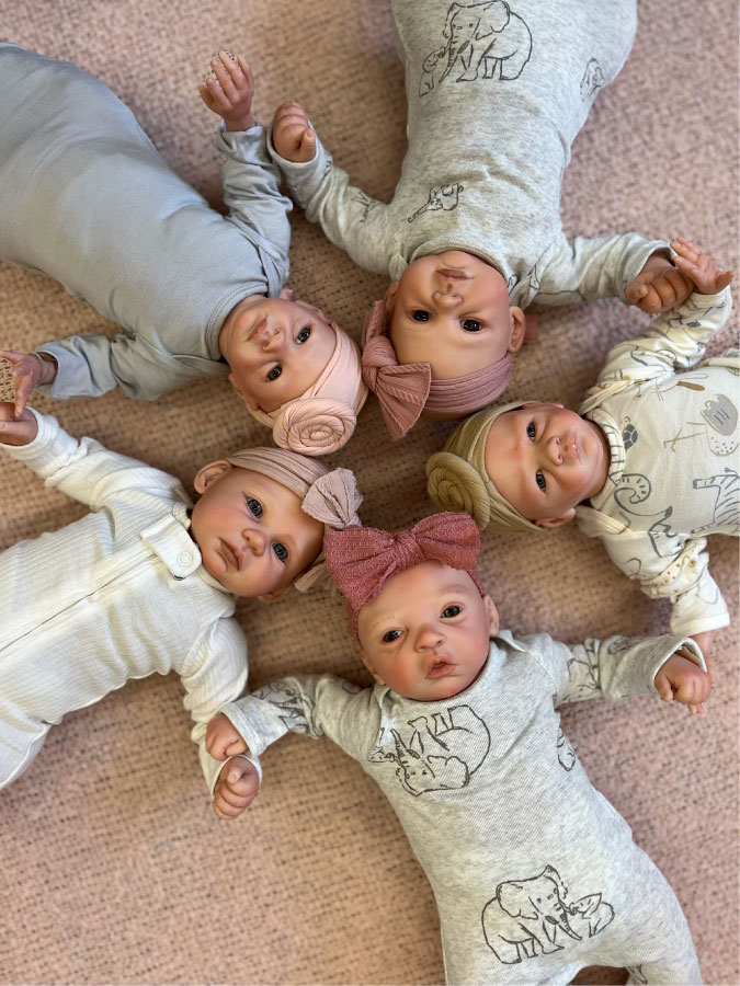 5 for 4 ~ 17-18 Inch Awake Weighted Therapy Dolls