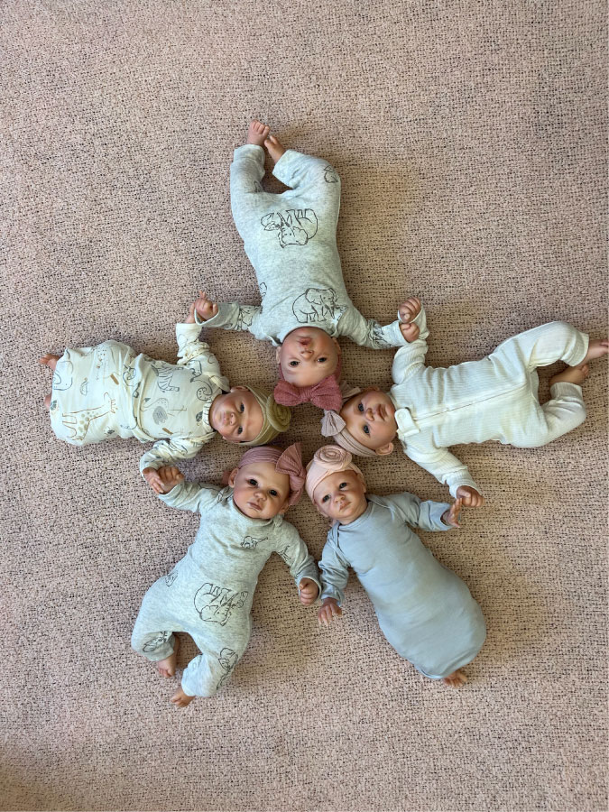 5 for 4 ~ 17-18 Inch Awake Weighted Therapy Dolls