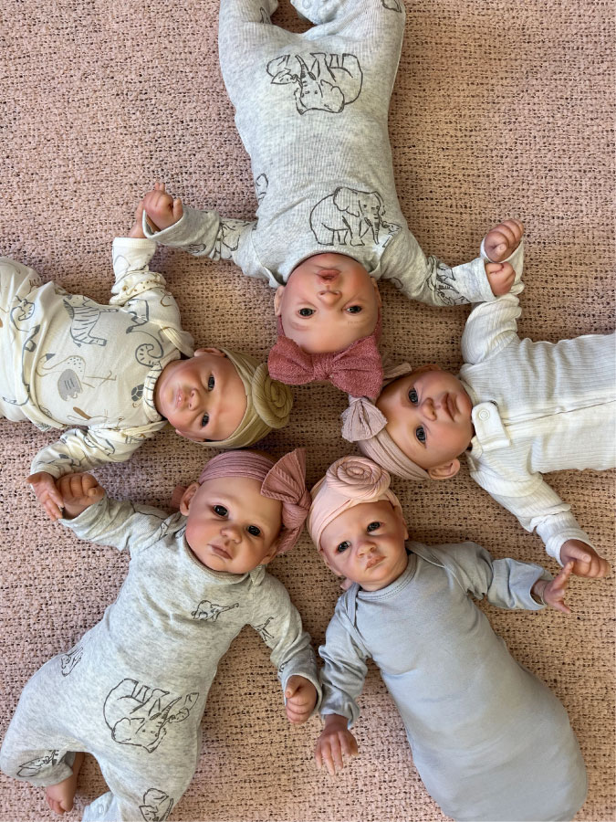 5 for 4 ~ 17-18 Inch Awake Weighted Therapy Dolls